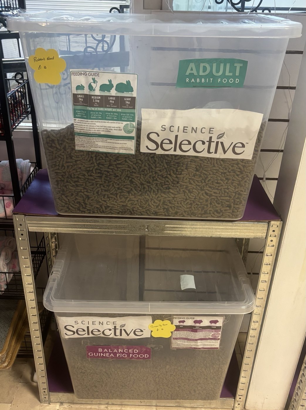 Science Selective rabbit and guinea pig food at WLD Pet Shop